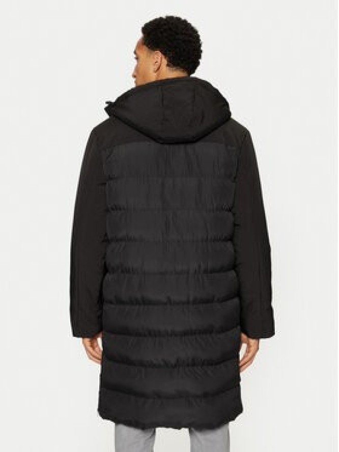 Brave Soul Kurtka zimowa MJK-ELITEBLACK Czarny Regular Fit