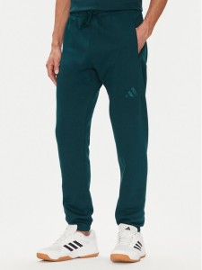 adidas Spodnie dresowe ALL SZN Fleece JX5096 Zielony Tapered Leg