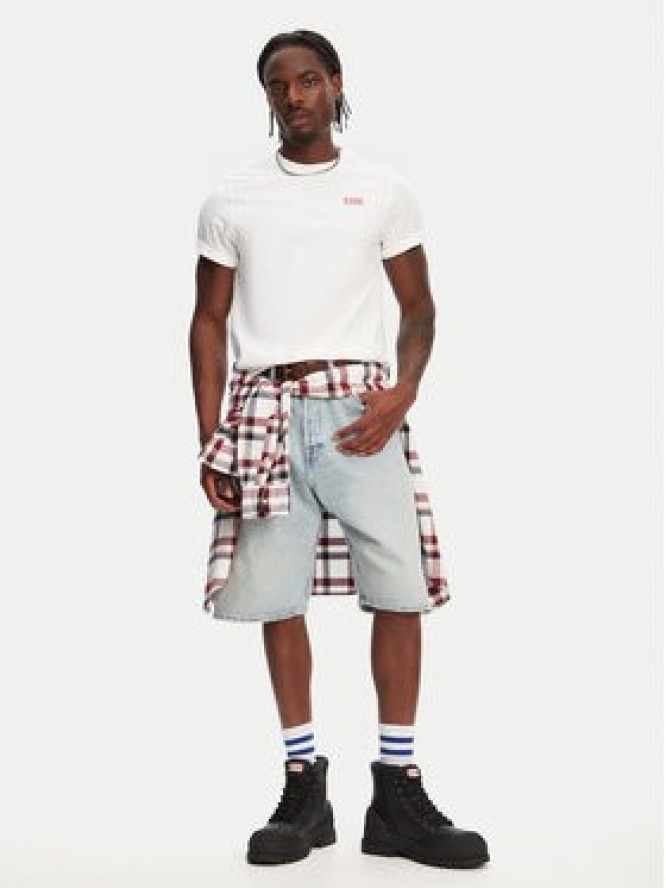 Hunter T-Shirt Tavish HARM0082251 Biały Regular Fit