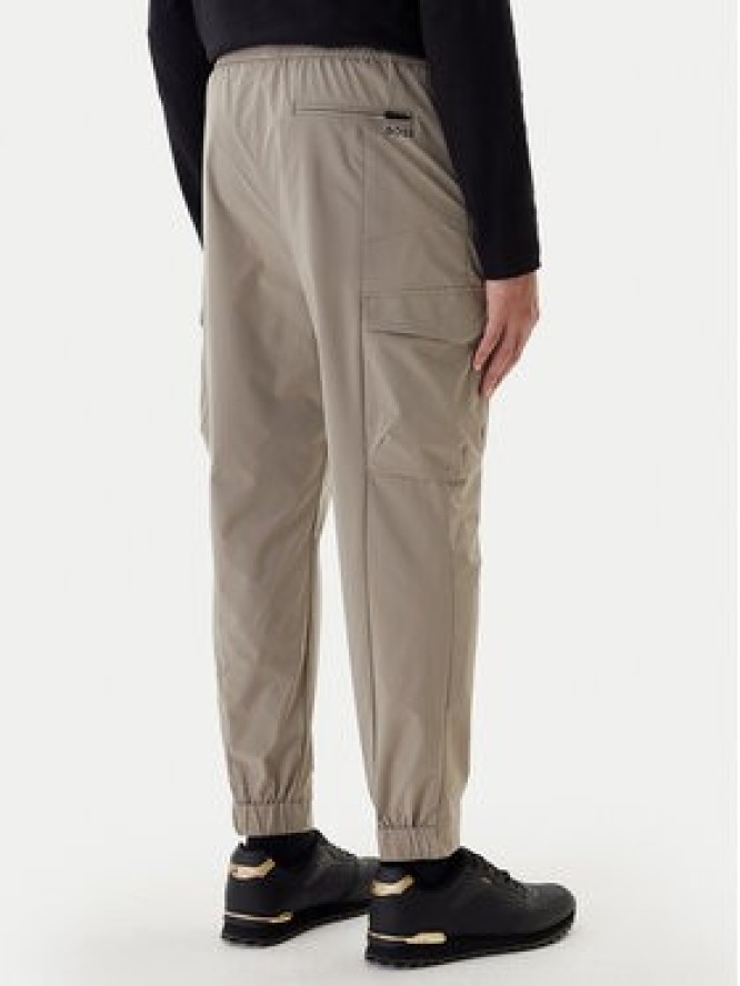 BOSS Spodnie materiałowe T_Urbanex-Cargolight 50508339 Zielony Tapered Fit