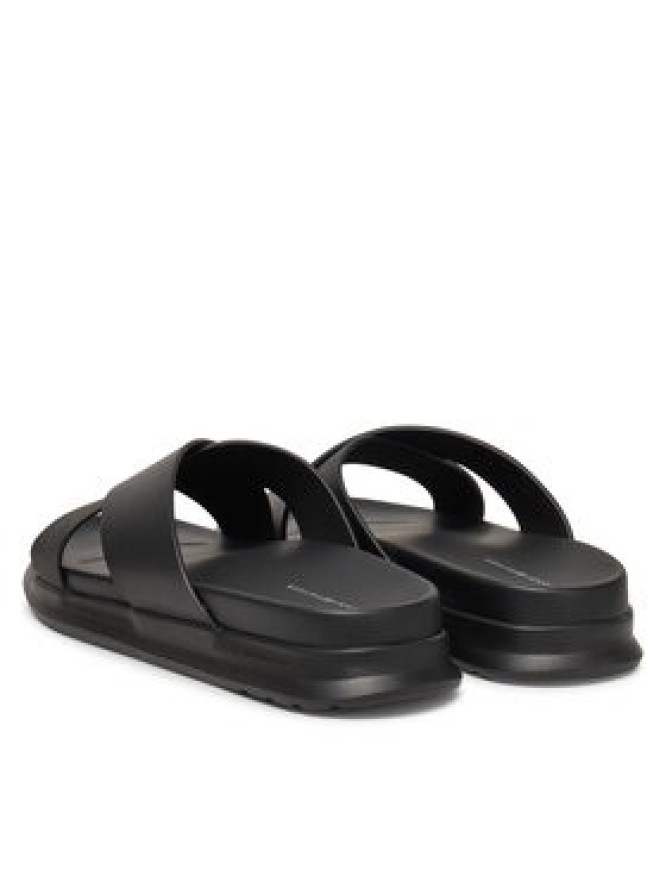 Tommy Hilfiger Klapki D Density Hilfiger Lth Cc Sand FM0FM05358 Czarny