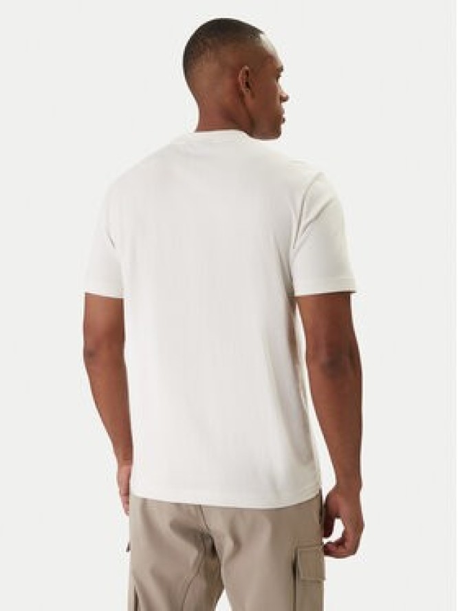 Napapijri T-Shirt S-Box Logo NP0A4IFL Écru Regular Fit