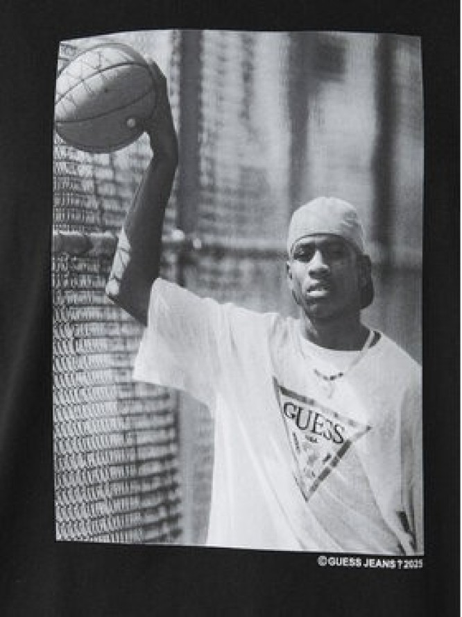 Guess Jeans T-Shirt M5BI3K K8FQ4 Czarny Regular Fit