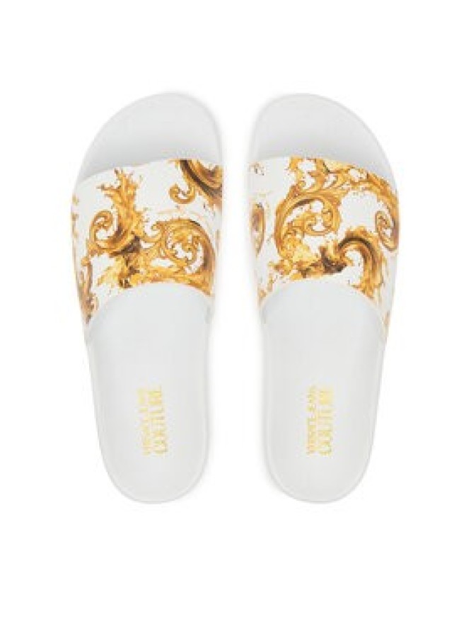 Versace Jeans Couture Klapki 80YA3SQ4 ZS365 G03 Biały