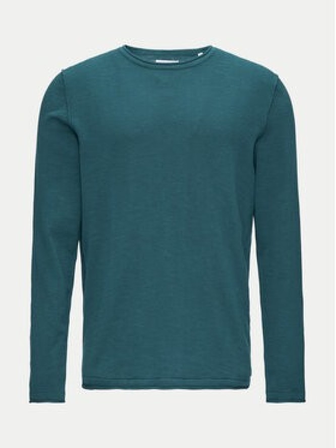s.Oliver Longsleeve 2150762 Zielony Regular Fit