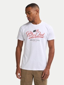 Petrol Industries T-Shirt M-1050-TSR600 Biały Regular Fit
