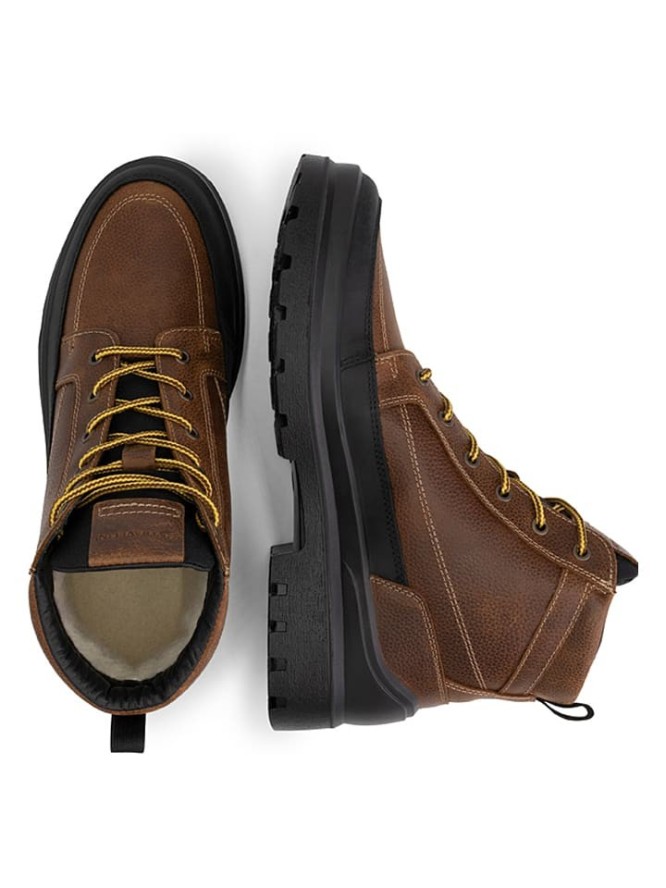 TRAVELIN' Skórzane botki "Canmore" w kolorze jasnobrązowym rozmiar: 46