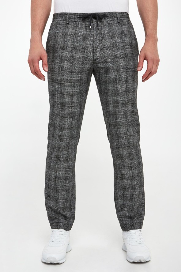 Spodnie męskie w kratkę Sake JOOP!