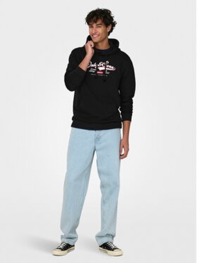 Only & Sons Bluza Lenny 22028594 Czarny Regular Fit