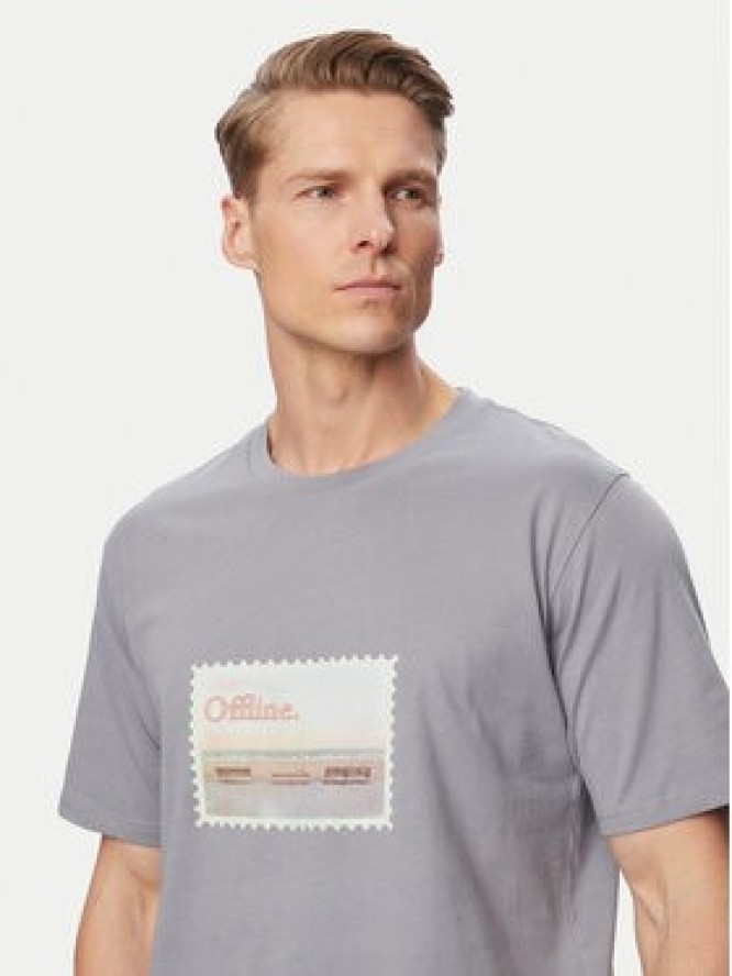 Jack & Jones T-Shirt Montauk Photo 12290890 Niebieski Regular Fit