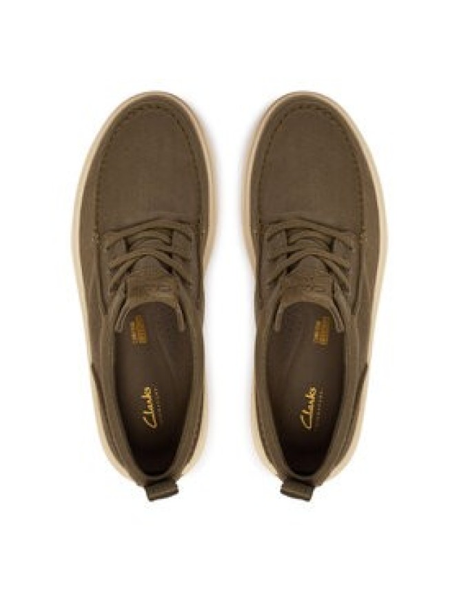Clarks Półbuty Polden Moc 26186615 Zielony