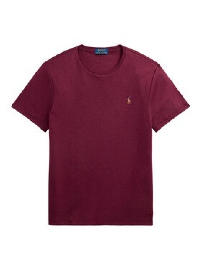 Polo Ralph Lauren T-Shirt 710740727098 Bordowy Custom Slim Fit