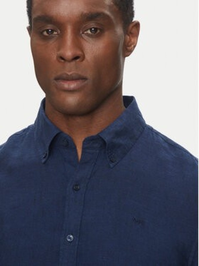 Michael Kors Koszula CS4400H4YT Granatowy Relaxed Fit