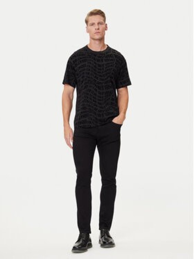 Versace Jeans Couture T-Shirt 79GAH6R0 JS511 Czarny Regular Fit