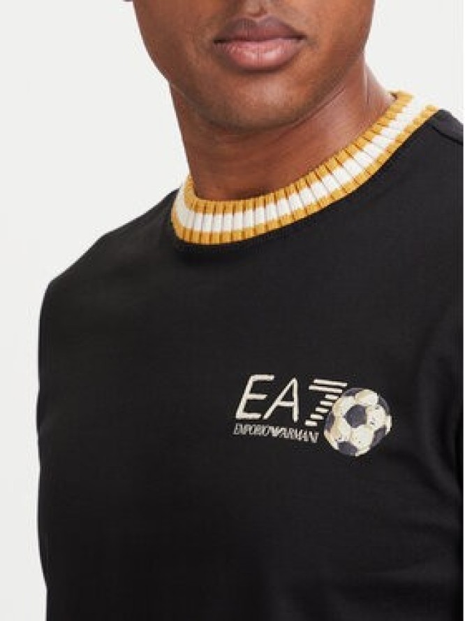 EA7 Emporio Armani T-Shirt 7M002131 AF12957 UC001 Czarny Regular Fit