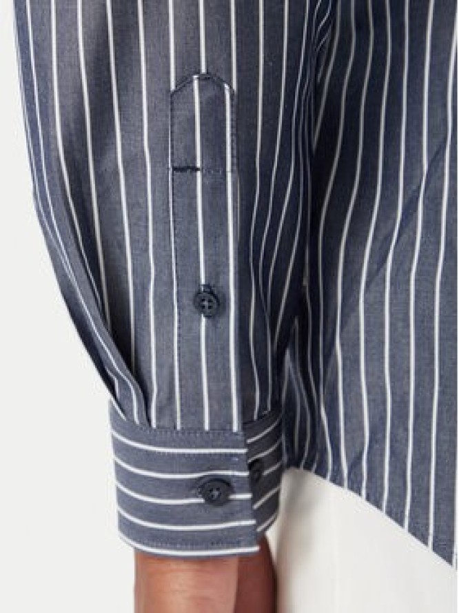 Beverly Hills Polo Club Koszula P-SS26M-BRASS Granatowy Regular Fit