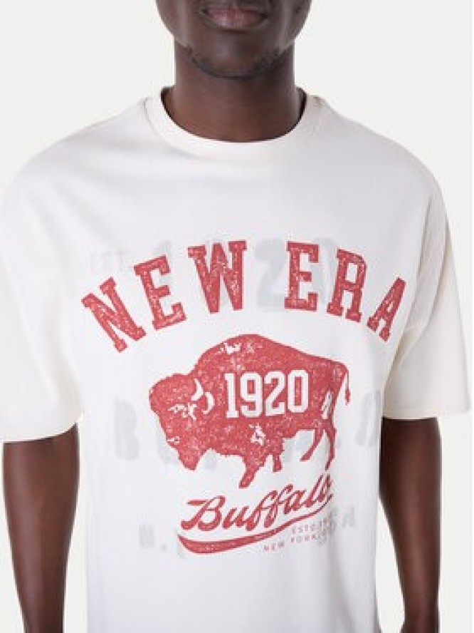 New Era T-Shirt 60596287 Biały Regular Fit