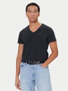 Tommy Jeans T-Shirt DM0DM04410 Czarny Regular Fit