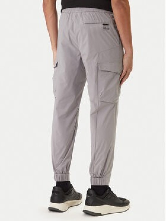 BOSS Spodnie materiałowe T_Urbanex-Cargolight 50508339 Szary Tapered Fit