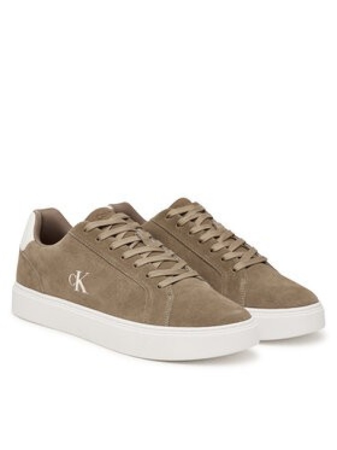 Calvin Klein Sneakersy Classic Cupsole Laceup Su YM0YM01434 Zielony