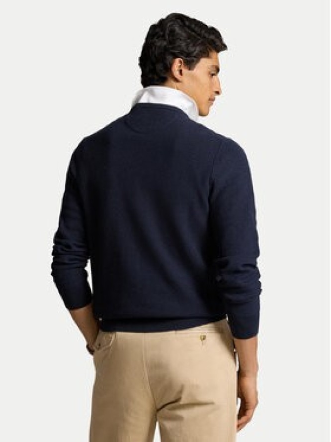 Polo Ralph Lauren Sweter 710918163001 Granatowy Regular Fit