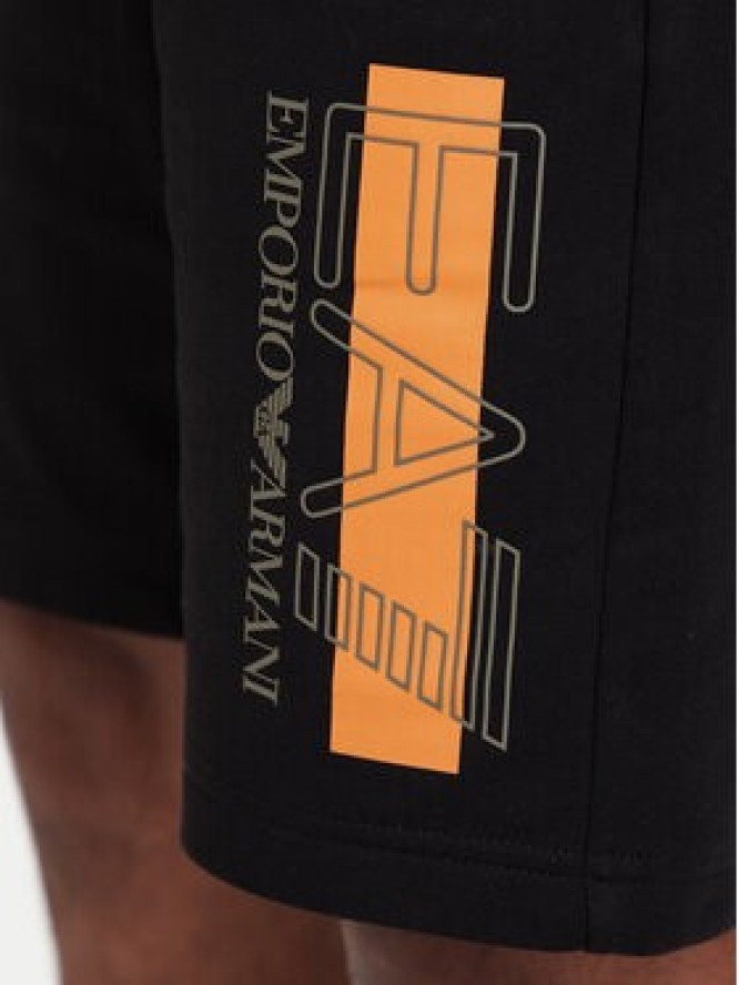 EA7 Emporio Armani Szorty sportowe 7M002421 AF13512 UC001 Czarny Slim Fit