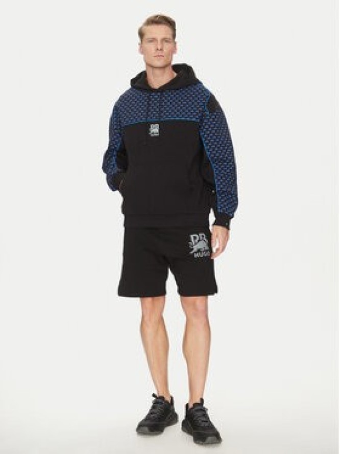 HUGO Bluza Dilverston_RB 50542808 Czarny Regular Fit
