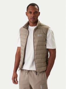EA7 Emporio Armani Kamizelka 8NPQ06 PNGPZ U6167 Beżowy Regular Fit