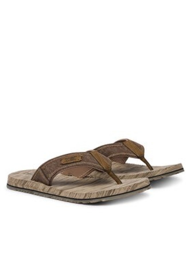 Skechers Japonki Quill - Seaside 205719/BRN Brązowy