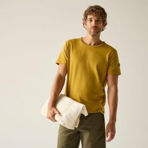 Męska koszulka z krótkim rękawem i logo Finlo