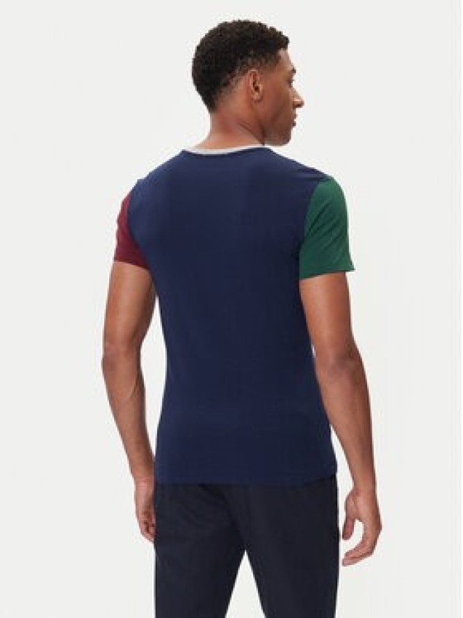 Polo Ralph Lauren T-Shirt 710849543003 Granatowy Custom Slim Fit
