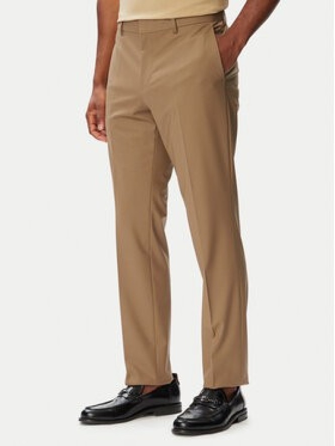 HUGO Garnitur Henry-Getlin253X 50567894 Beżowy ciemny Slim Fit