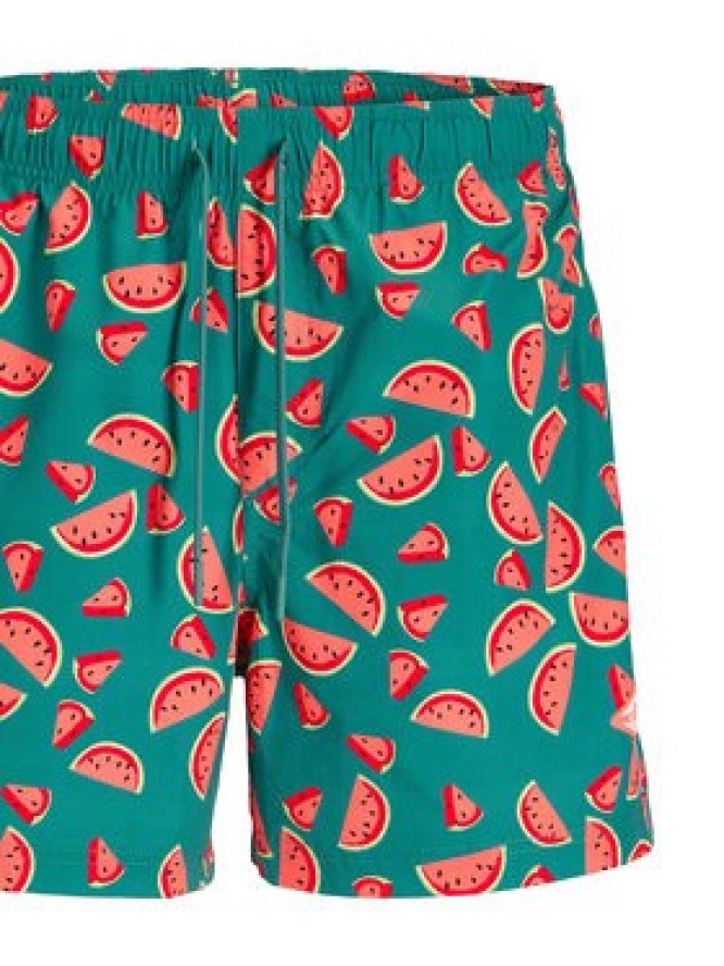 Jack & Jones Szorty kąpielowe Maui Vibes 12291426 Niebieski Regular Fit