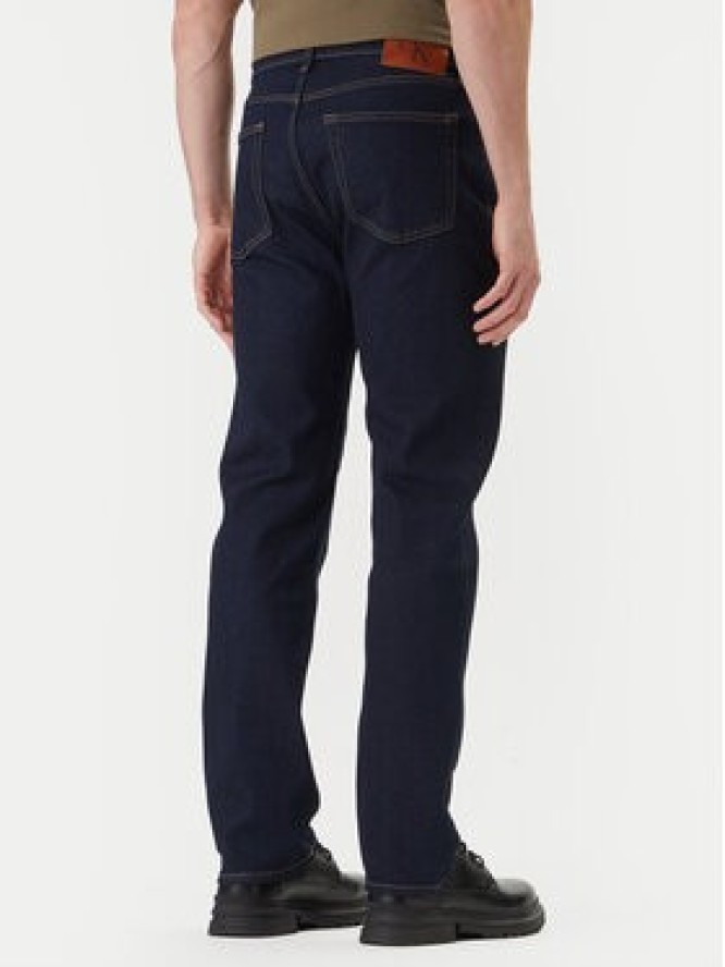 Calvin Klein Jeans Jeansy LV04RF946G Granatowy Straight Fit