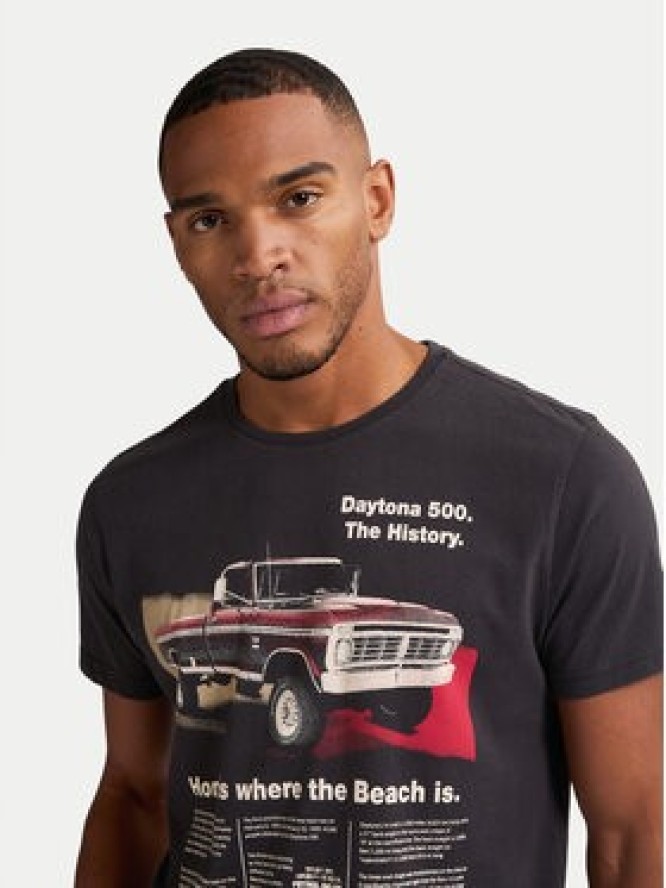 Petrol Industries T-Shirt M-1050-TSR604 Czarny Regular Fit