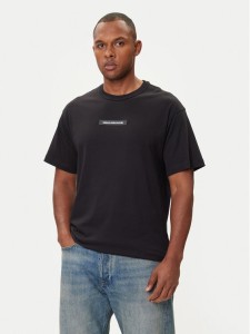 Versace Jeans Couture T-Shirt 79GAHT02 CJ00T Czarny Regular Fit