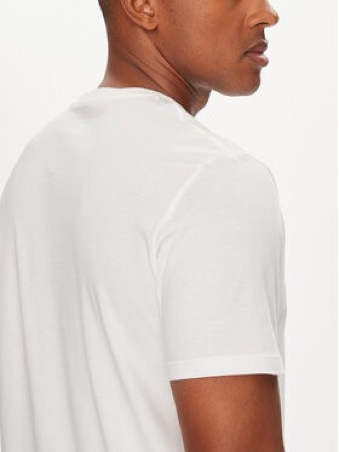 Calvin Klein T-Shirt Outline Tape Graphic LV04RC852G Biały Regular Fit