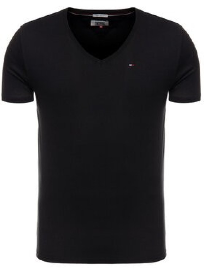 Tommy Jeans T-Shirt DM0DM04410 Czarny Regular Fit