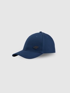 4F Czapka z daszkiem strapback męska - granatowa L/XL (60cm)