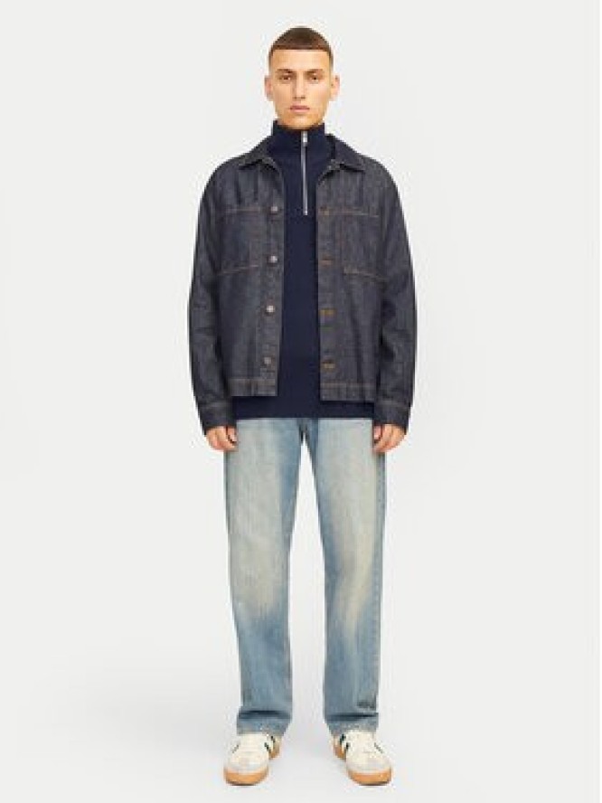 Jack & Jones Sweter Perfect 12257773 Granatowy Regular Fit