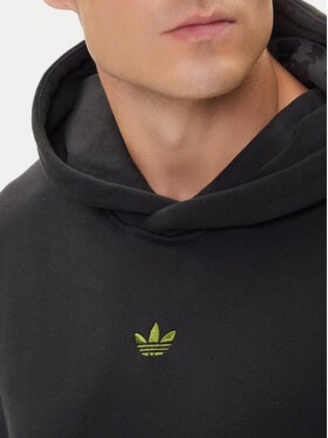 adidas Bluza Distressed Graphic JY2730 Czarny Loose Fit