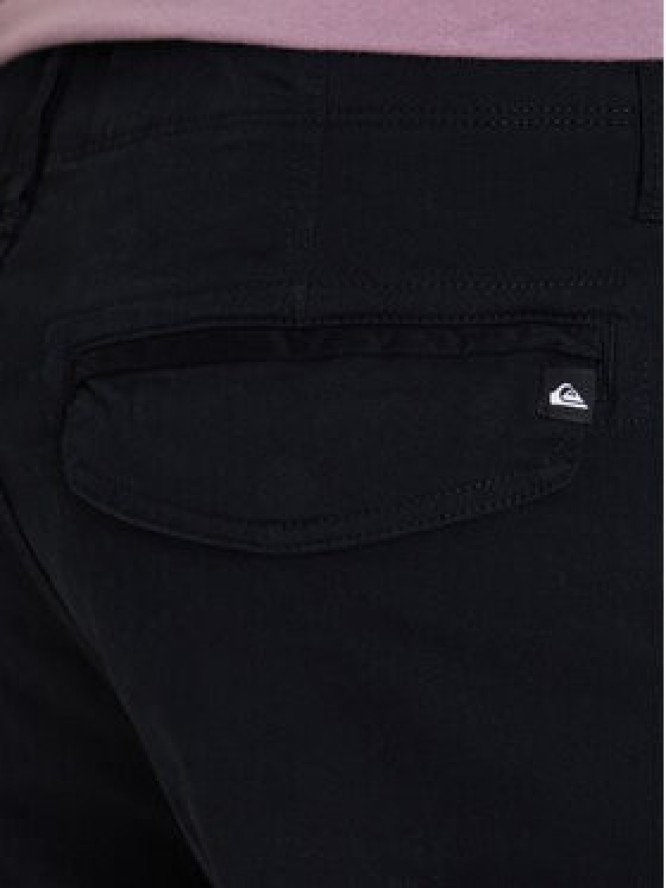 Quiksilver Szorty materiałowe MW Cargo EQYWS03912 Czarny Regular Fit