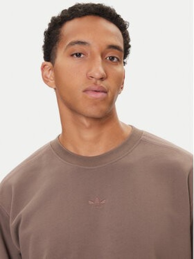 adidas Bluza Premium Essentials JW1058 Brązowy Loose Fit