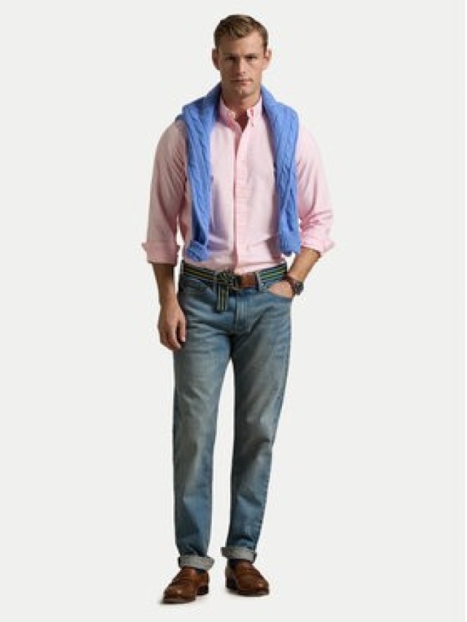 Polo Ralph Lauren Koszula 710953704001 Różowy Custom Fit