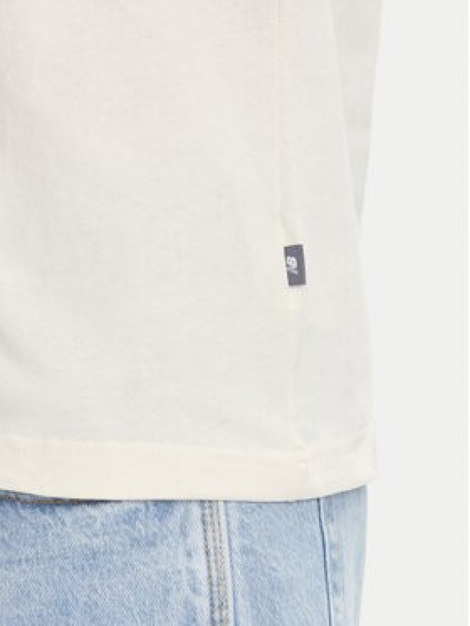 New Balance T-Shirt MT53916 Écru Regular Fit