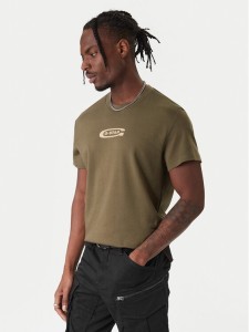 G-Star Raw T-Shirt Old Skool D25967-C812 Zielony Regular Fit
