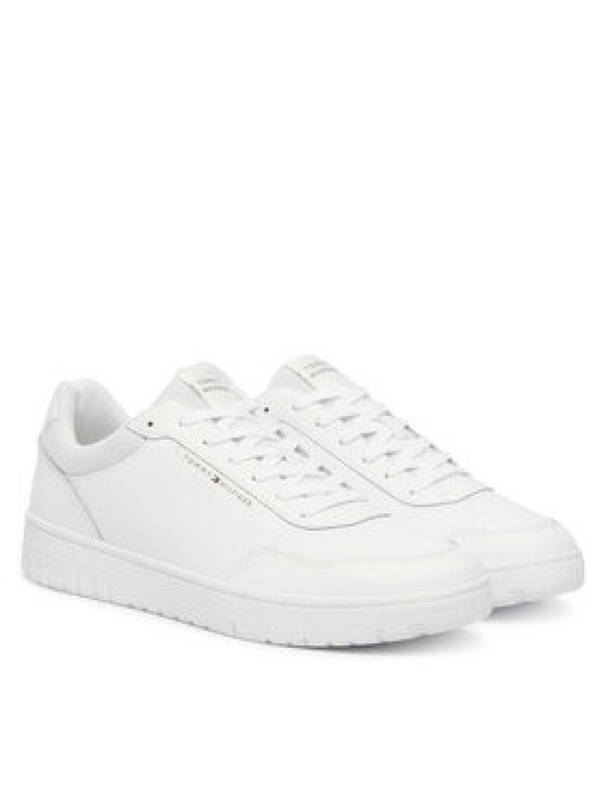 Tommy Hilfiger Sneakersy Th Basket Core Lite Lth FM0FM05713 Biały