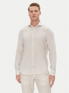 JOOP! Koszula 17 JSH-146Pai-W 30046075 Écru Slim Fit
