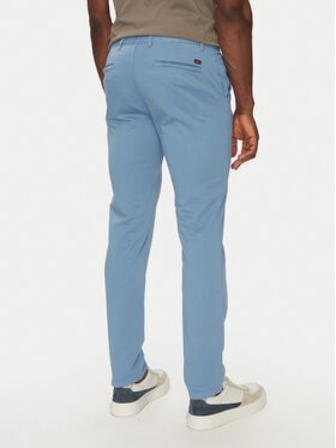 BOSS Chinosy Chino_Slim 50510933 Niebieski Slim Fit
