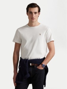 Polo Ralph Lauren T-Shirt 710740727 Biały Slim Fit